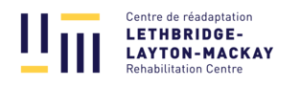 Centre de réadaptation Lethbridge-Layton-Mackay en jaune et bleu